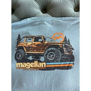 Magellan Outdoors Mens JEEP Tshirt Size XL Extra Large Blue